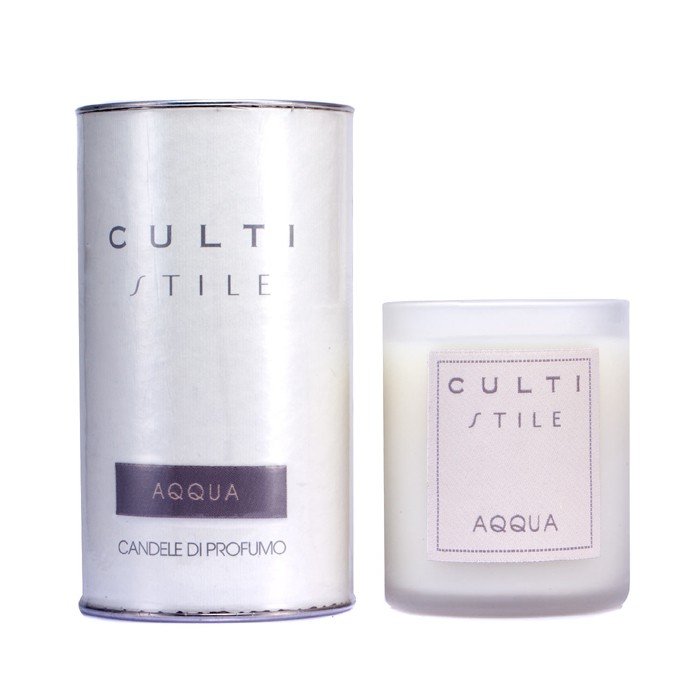 Свеча ароматическая Culti Aqqua, 190 г, из пчелиного воска, для создания уюта и романтики в доме