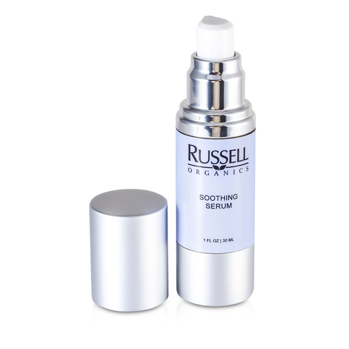 Успокаивающая сыворотка для лица с алоэ вера и лавандой 30 мл Russell Organics