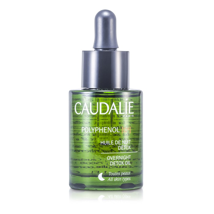 Ночное детокс-масло для лица Caudalie с полифенолами C15, 30 мл