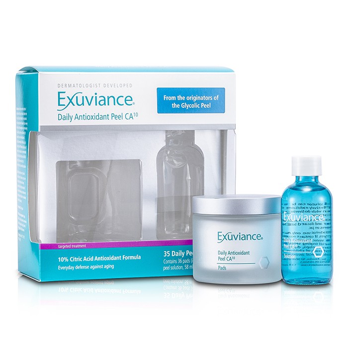 Пилинг-пады Exuviance с лимонной кислотой, 10% антиоксидантная защита, 2 шт.