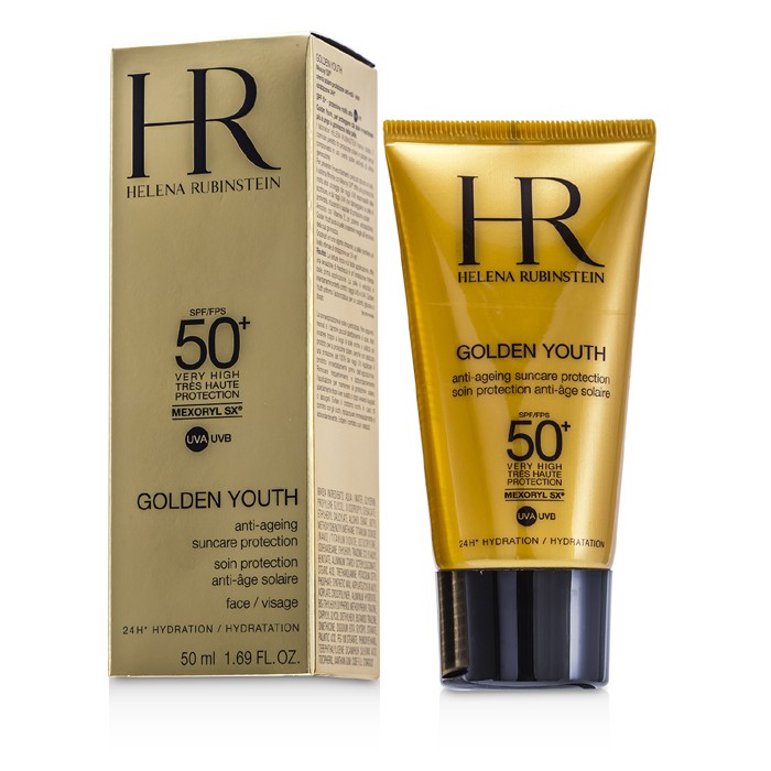 Солнцезащитный крем для лица Helena Rubinstein с защитой SPF 50+, 50 мл, антивозрастной, увлажняющий эффект