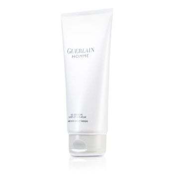 Гель для душа и волос Guerlain Homme с легким ароматом, 200 мл