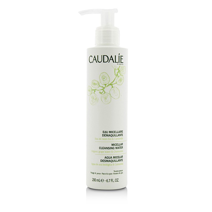 Caudalie очищающая вода для снятия макияжа с экстрактами апельсина и лимонного цветка, 200 мл