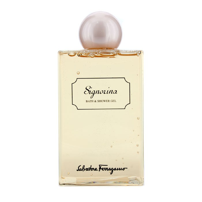 Гель для душа Salvatore Ferragamo Signorina с экстрактами, 200 мл