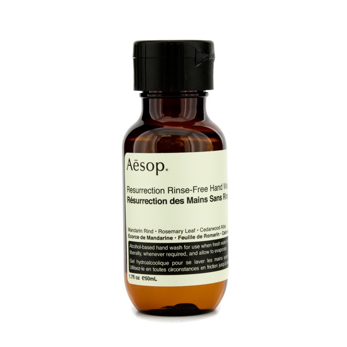 Aesop гель для очищения рук без воды с маслами мандарина и розмарина, 50 мл