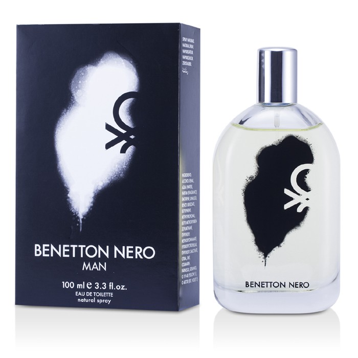 Туалетная вода Benetton Nero для мужчин, древесно-ароматическая, 100 мл