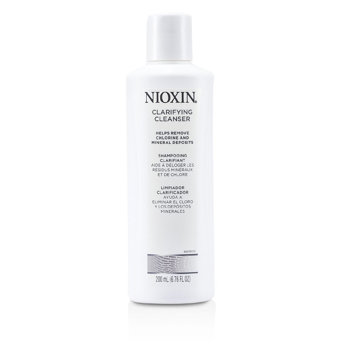 Очищающий шампунь Nioxin с нейтрализующими минералы свойствами для всех типов волос, 200 мл