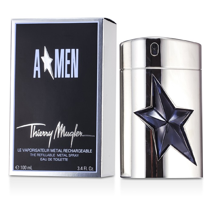 A*Men Metal Eau De Toilette для мужчин с аккордами мяты и лаванды 100 мл