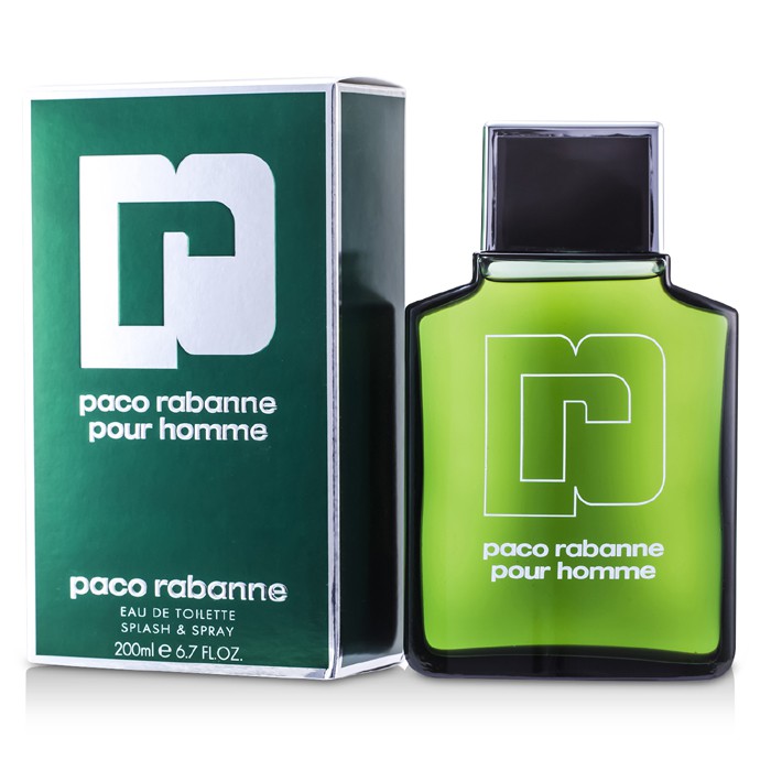 Paco Rabanne Pour Homme туалетная вода для мужчин, 200 мл, пряно-травяной аромат с нотами розмарина и лаванды