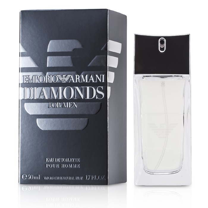 Giorgio Armani Diamonds туалетная вода для мужчин 50 мл – гурманско-деревянный аромат с яркими нотами бергамота и шоколадного какао