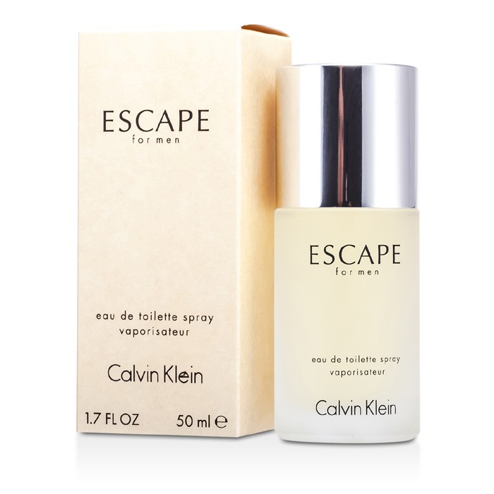 Calvin Klein Escape туалетная вода 50 мл — свежий аромат с бергамотом и сандалом для уверенных мужчин