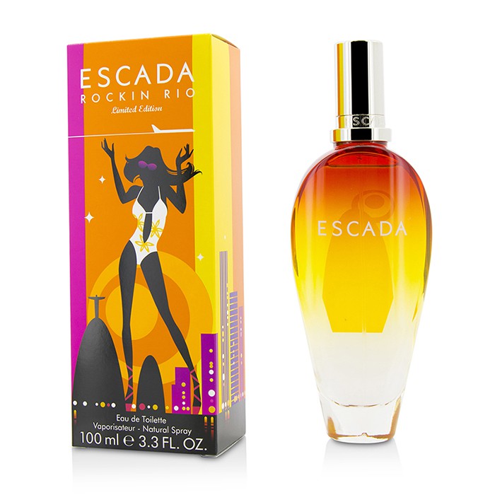 Escada Rockin' Rio туалетная вода, 100 мл — фруктово-цветочный аромат с нотами мандарина и папайи