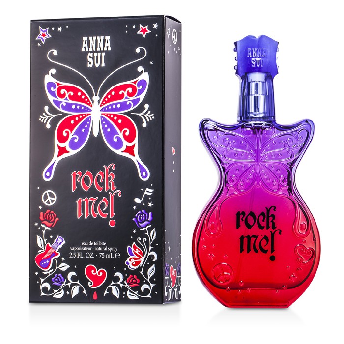 Парфюмерная вода Anna Sui Rock Me! для женщин, фруктово-цветочный аромат, 75 мл