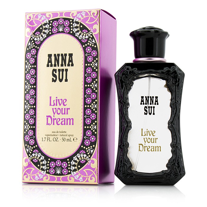 Туалетная вода Anna Sui Live Your Dream, 50 мл — женственный аромат с нотами ландыша и жасмина, для уверенных в себе.