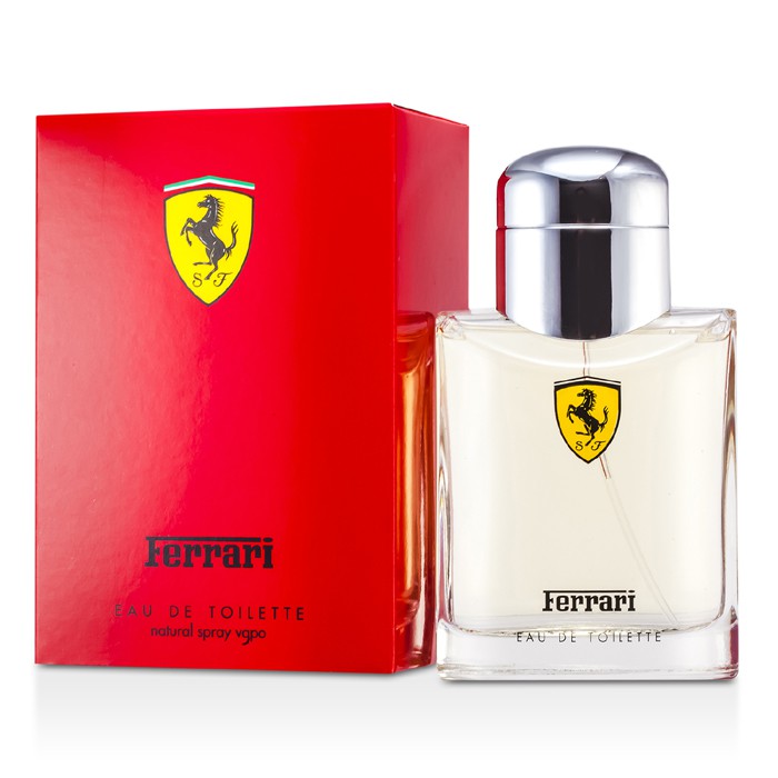 Туалетная вода Ferrari Red для мужчин 75 мл — древесный аромат с нотами апельсина, мяты, жасмина и сандала