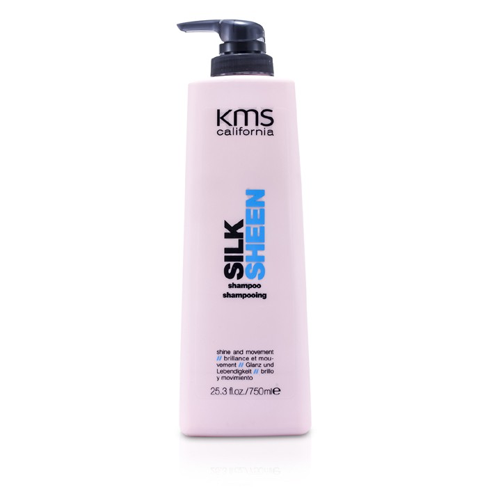 Шампунь KMS California Silk Sheen с экстрактом миндаля для блеска и легкости волос 750 мл