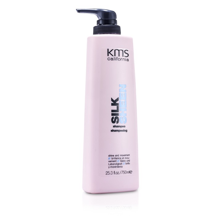 Шампунь KMS California Silk Sheen с экстрактом миндаля для блеска и легкости волос 750 мл