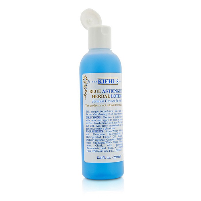 Лосьон с голубым астрингентом для мужчин Kiehl's, 250 мл, для жирной кожи, после бритья