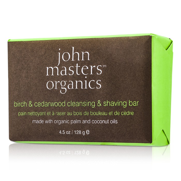 Brand: John Masters OrganicsOld Name: Birch & Cedarwood Cleansing & Shaving BarSize: 128g/4.5ozDescription: Обогащенный натуральными компонентами очищающий и бритвенный брусок от John Masters Organics идеально подходит как для мужчин, так и для женщин, об