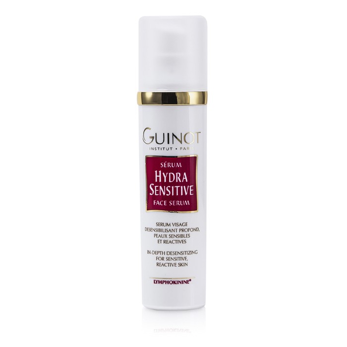 Serum для лица Guinot Hydra Sensitive с Лимфокинином, 50 мл — для чувствительной кожи.