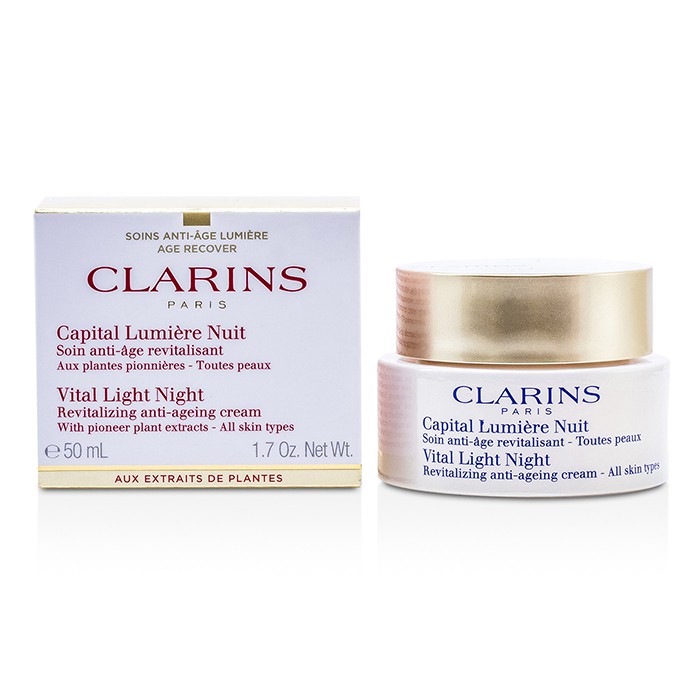 Ночной крем для лица Clarins Vital Light с пальмитоилом глицина, 50 мл