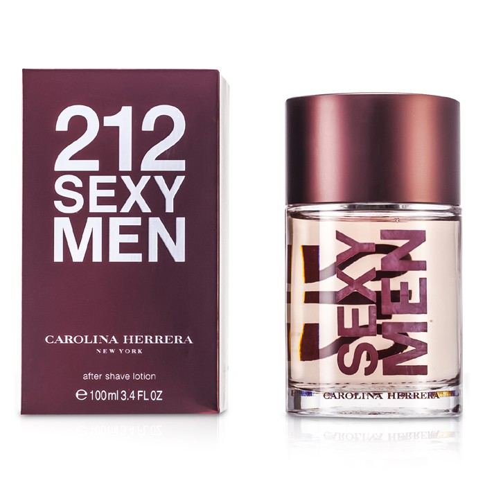 Лосьон после бритья Carolina Herrera 212 Sexy Men с тонизирующим эффектом для лица и шеи, 100 мл