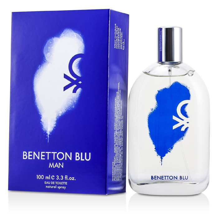 Benetton Blu парфюмерная вода для мужчин с лимоном и лавандой, 100 мл