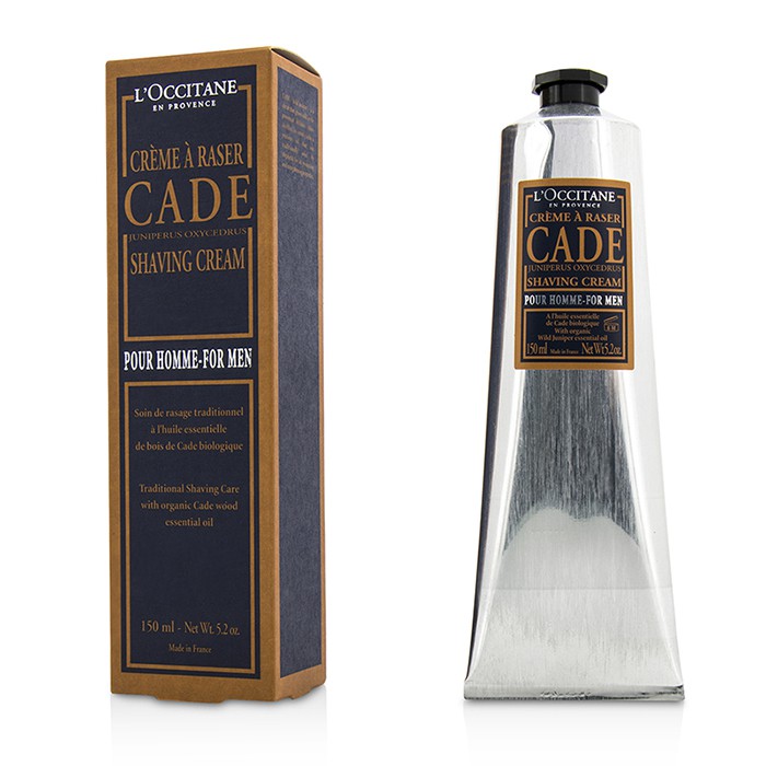 Крем для бритья L'Occitane с комплексом Cade для мужчин, 150 мл