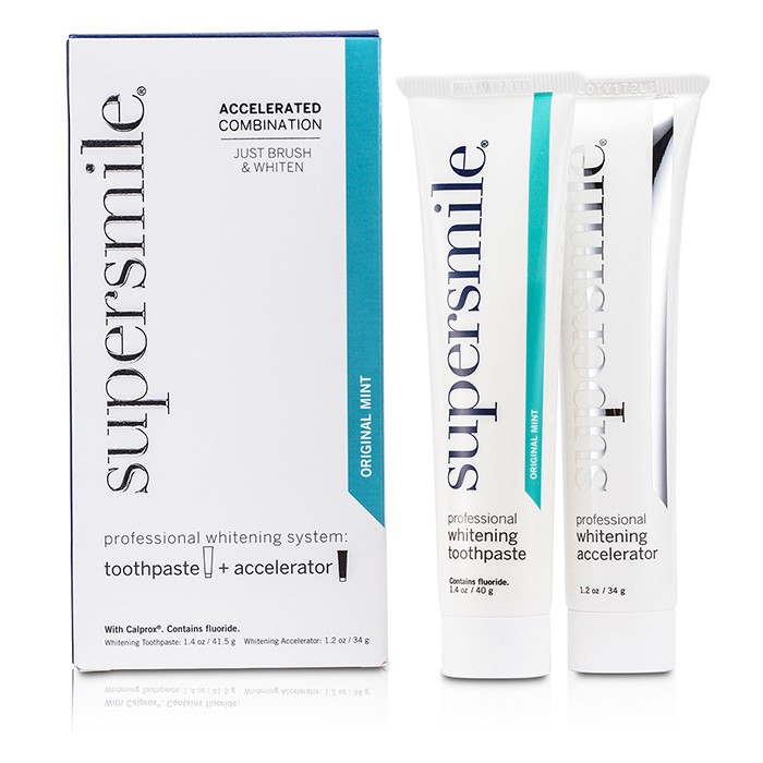 Professional Whitening System: Toothpaste 50g/1.75oz + Accelerator 34g/1.2oz 2pcs