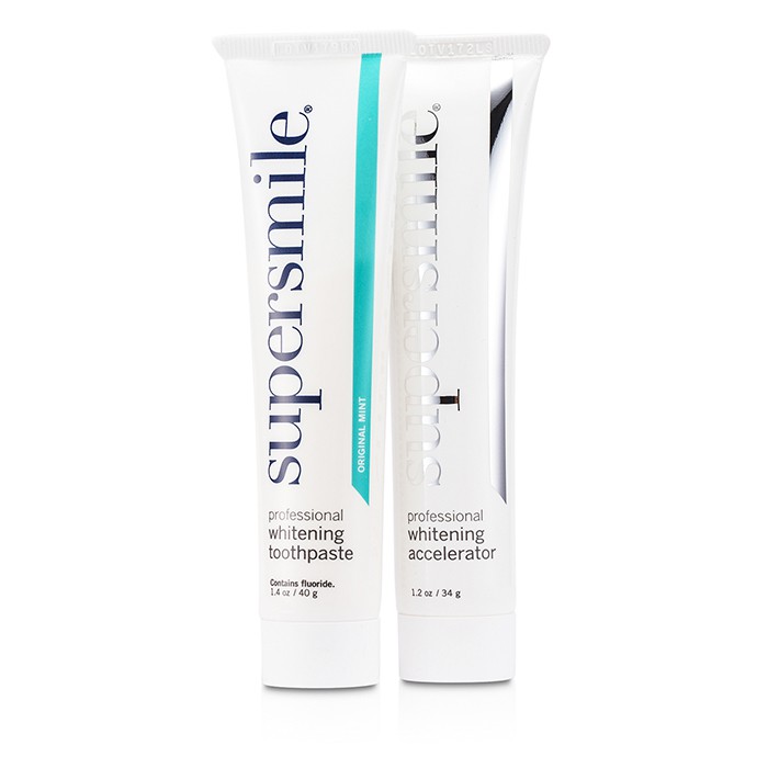 Professional Whitening System: Toothpaste 50g/1.75oz + Accelerator 34g/1.2oz 2pcs