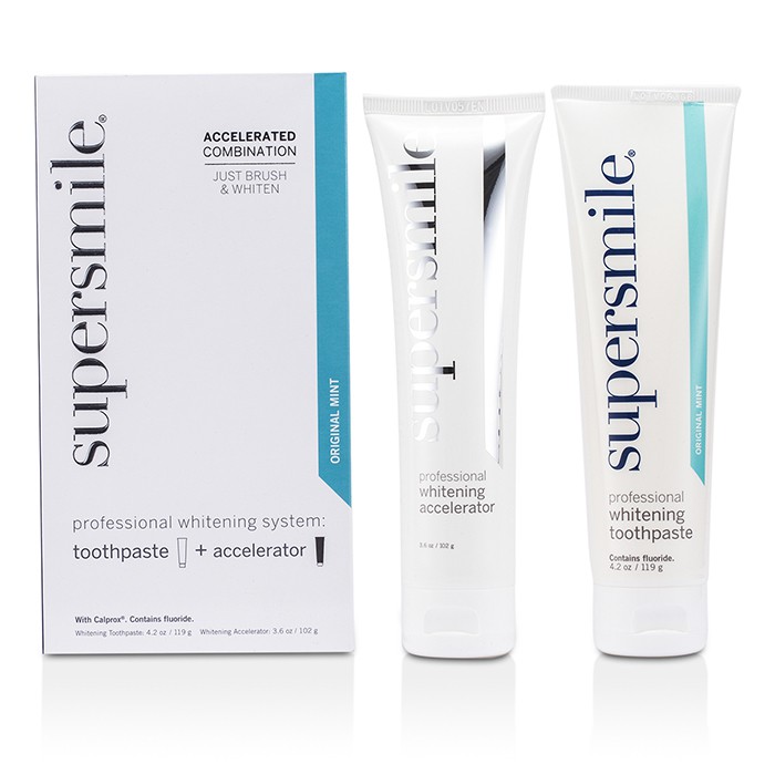 Professional Whitening System: Toothpaste 119g/4.2oz + Accelerator 102g/3.6oz 2pcs