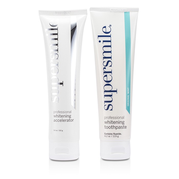 Professional Whitening System: Toothpaste 119g/4.2oz + Accelerator 102g/3.6oz 2pcs
