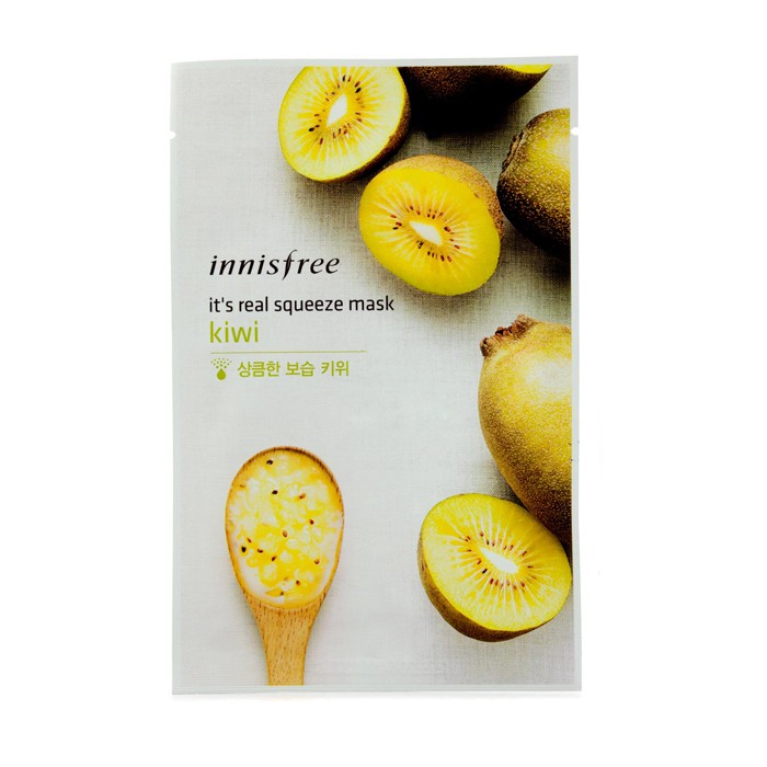 Маска для лица Innisfree с экстрактом киви для увлажнения и сияния, 10 шт.