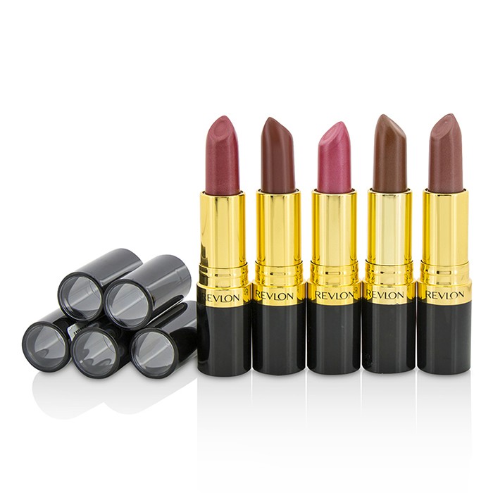 Набор помад Revlon Super Lustrous 5x4.2 г с увлажняющей формулой для губ