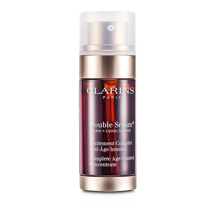 Сыворотка Clarins Double Serum для лица, 30 мл — с экстрактами растений, против морщин, для упругости и сияния кожи.