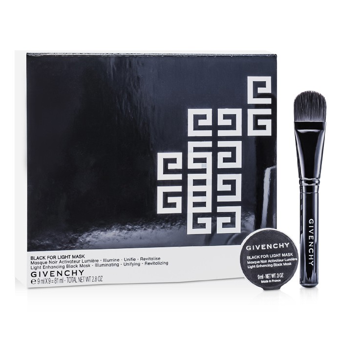 Маска для лица Givenchy Skin Targetters Black с эффектом сияния, 9x9 мл