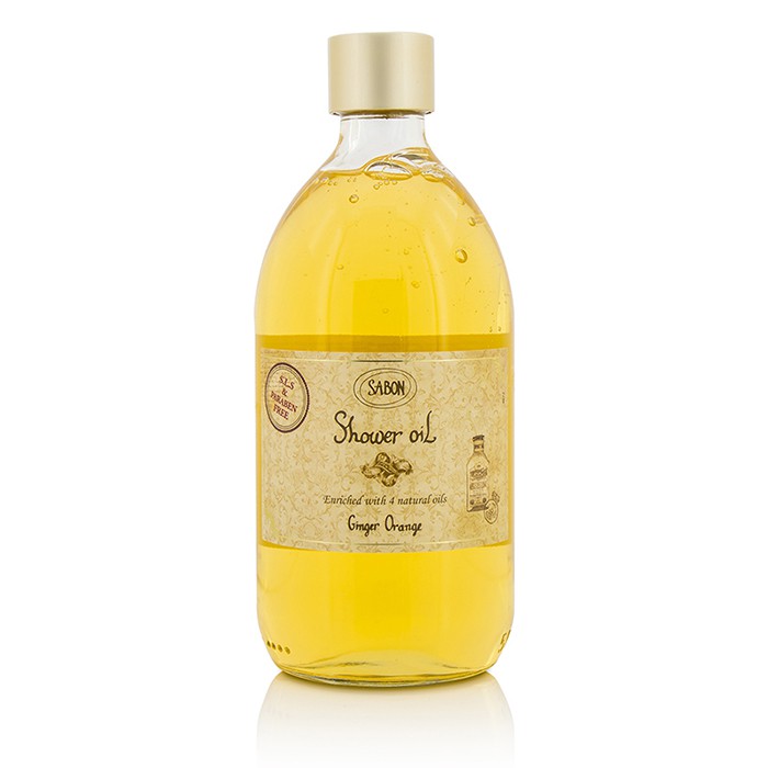 Очищающее масло для душа Sabon с ароматом имбиря и апельсина, 500 мл
