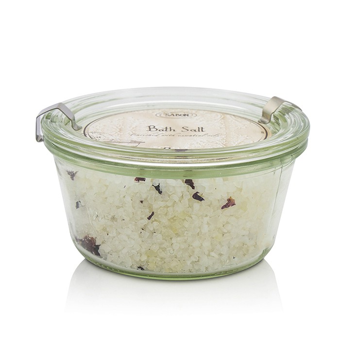 Соль для ванн Sabon с лепестками роз, 250 г