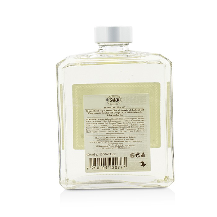 Очищающее масло для душа Sabon с маслами авокадо и жожоба для мужчин, 400 мл