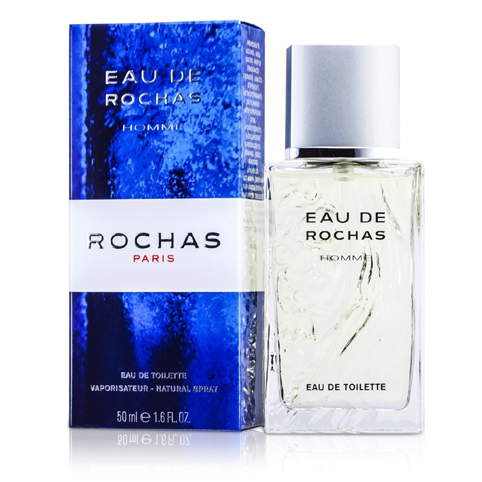 Eau De Rochas туалетная вода, 50 мл — свежий цитрусовый аромат с кедром и ветивером, для легкости и гармонии.