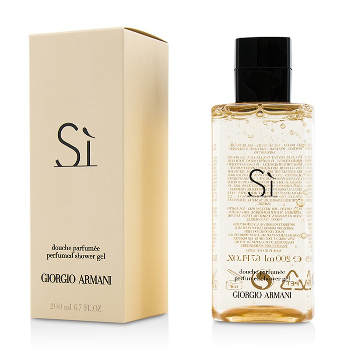 Giorgio Armani Si гель для душа с ароматом, для любого типа кожи, 200 мл