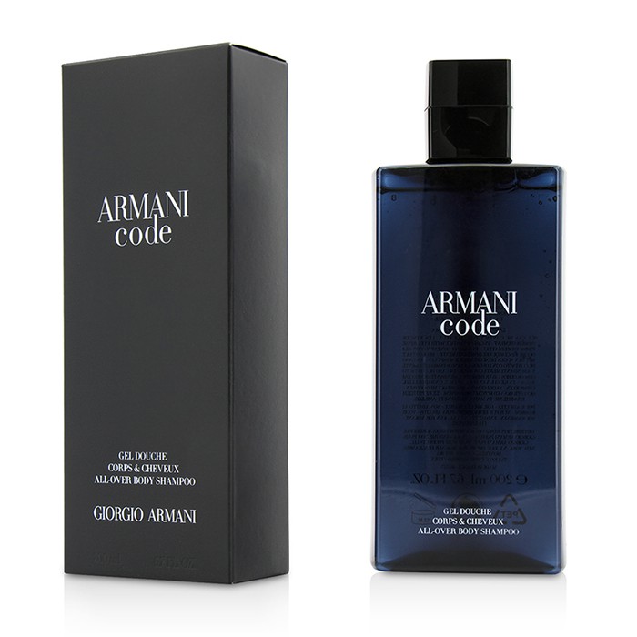 Шампунь для тела и волос Armani Code с увлажняющими компонентами, 200 мл