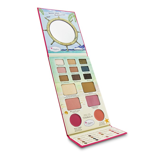 Палетка для лица TheBalm Voyage Vol.2 с хайлайтером, бронзатором, румянами и тенями 21.1 г