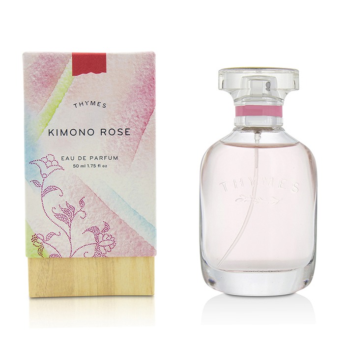 Thymes Kimono Rose парфюмерная вода 50 мл — цветочно-фруктовый аромат с нотками розы и мандарина.