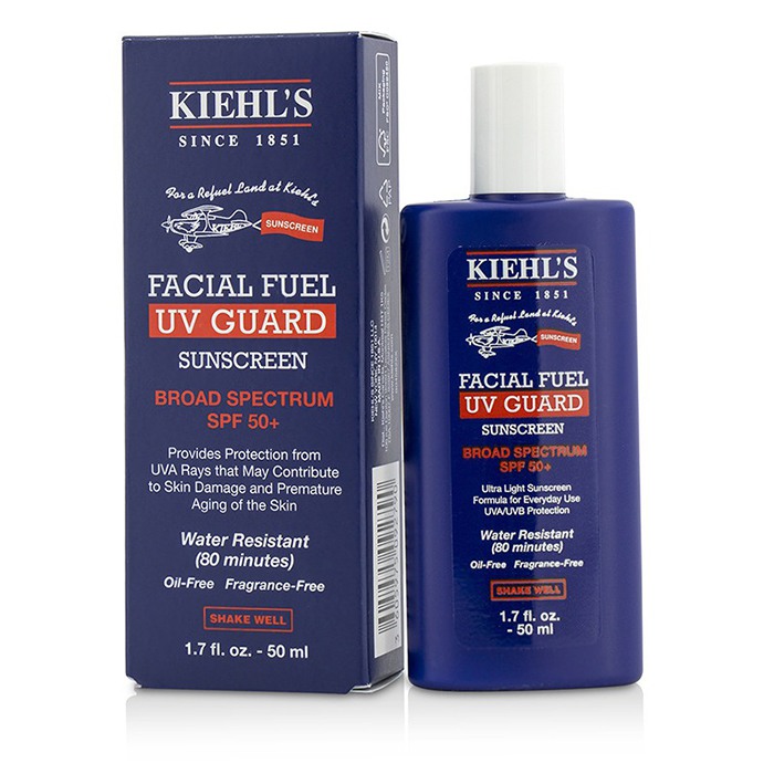 Kiehl's Увлажняющий защитный крем для лица SPF 50+ с кофеином, 50 мл