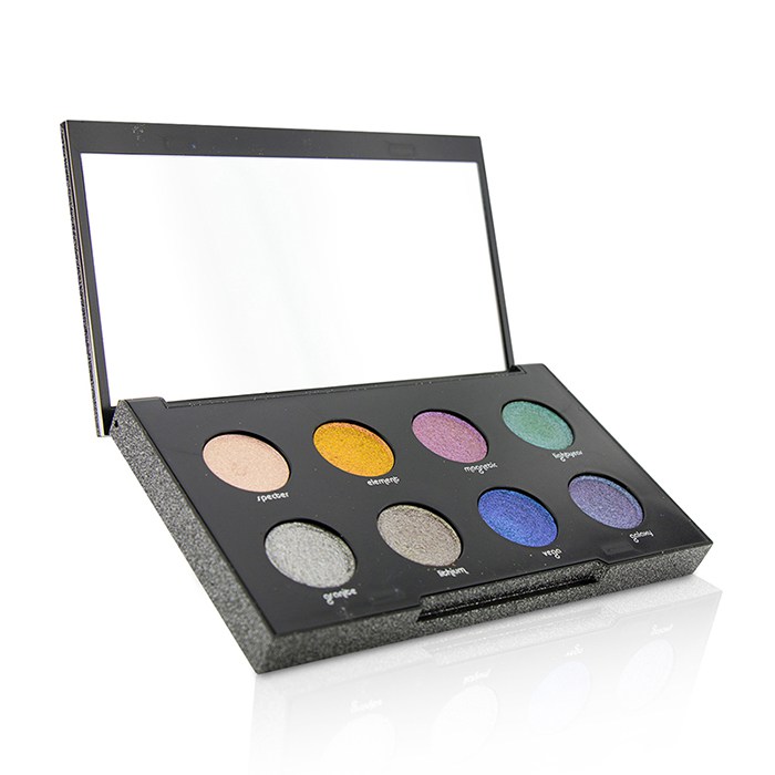 Палетка теней для век Urban Decay Moondust, 8 ярких оттенков с сияющим эффектом, 8x0.7 г