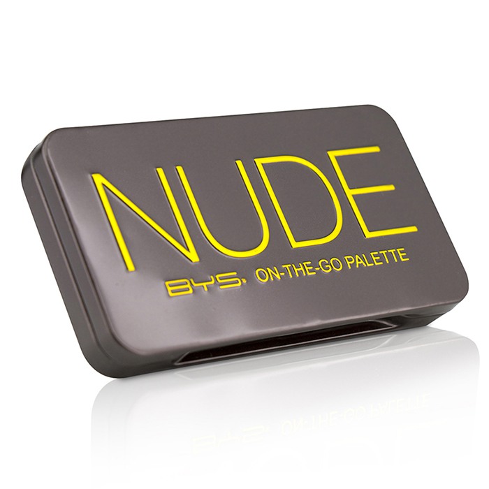 Палитра теней для век BYS "Nude", 5 г – натуральные оттенки для повседневного макияжа