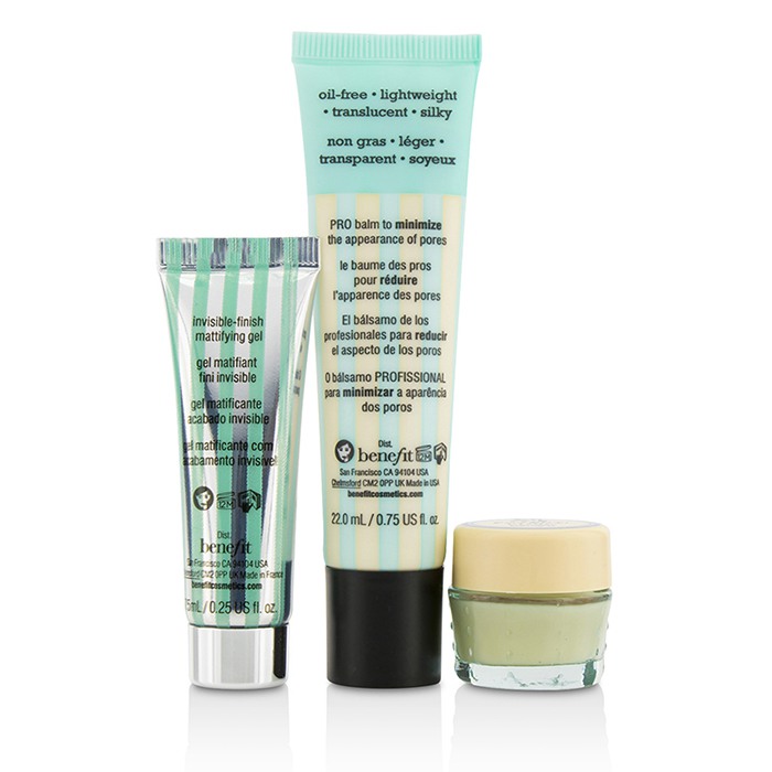 Набор средств для ухода за кожей Team Porefessional: бальзам для пор 22 мл, матирующий гель 7,5 мл, крем для глаз 3 г