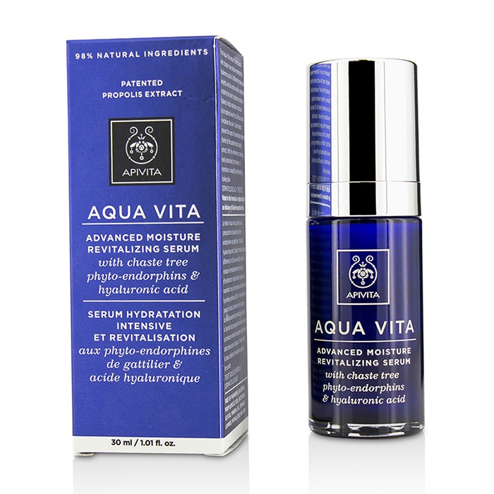 Сыворотка для лица Apivita Aqua Vita с гиалуроновой кислотой и экстрактом меда, 30 мл
