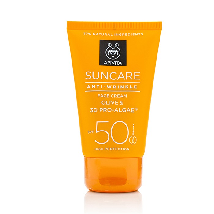 Крем для лица с SPF 50 Apivita против морщин 50 мл